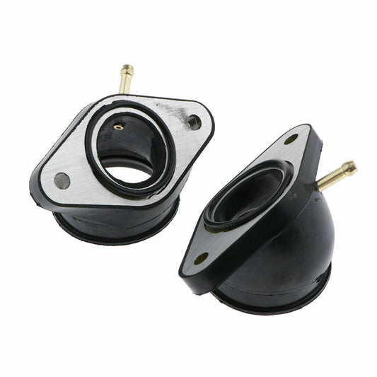 2x  Carburetor Carby Intake Manifold Boots For VIRAGO Yamaha XV400 XV500 XV535