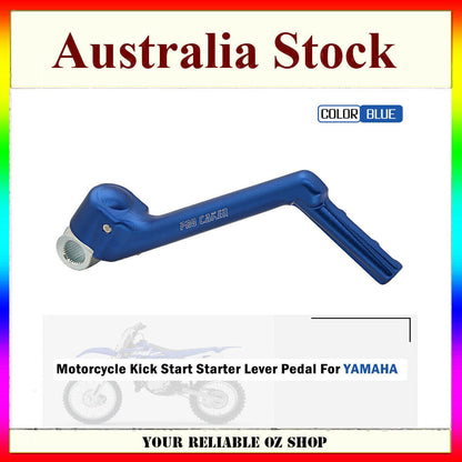 CNC BLUE KICK START STARTER LEVER FOR Yamaha YZ125 YZ 125 7075 Aluminum Forged