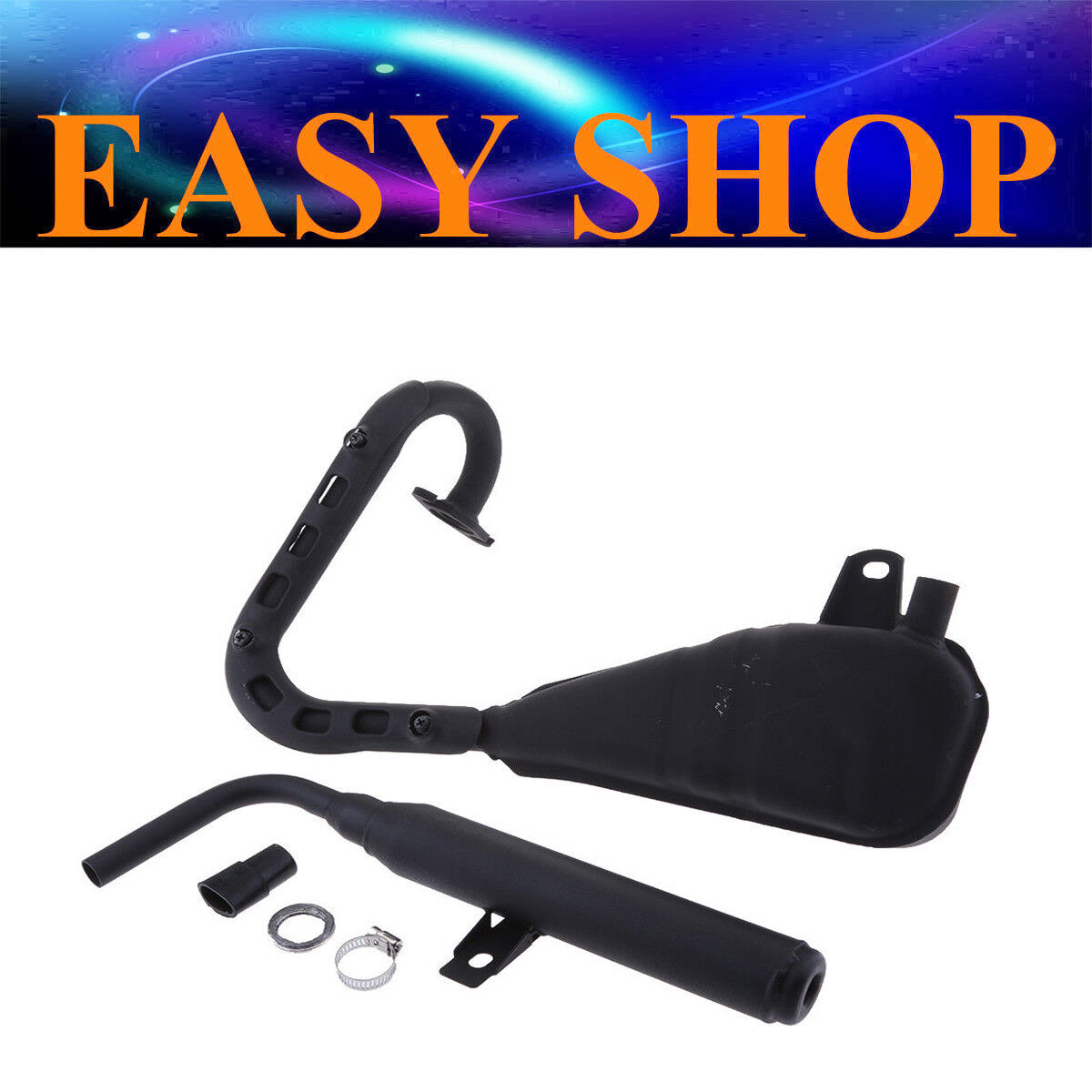 Brand New Silencer Muffler Pipe Exhaust Clamp for YAMAHA PW50 PEEWEE 50 Parts