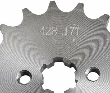 FRONT CHAIN SPROCKET COG 428 17 TEETH 125cc 150cc 250cc Taotao Kymco Apollo