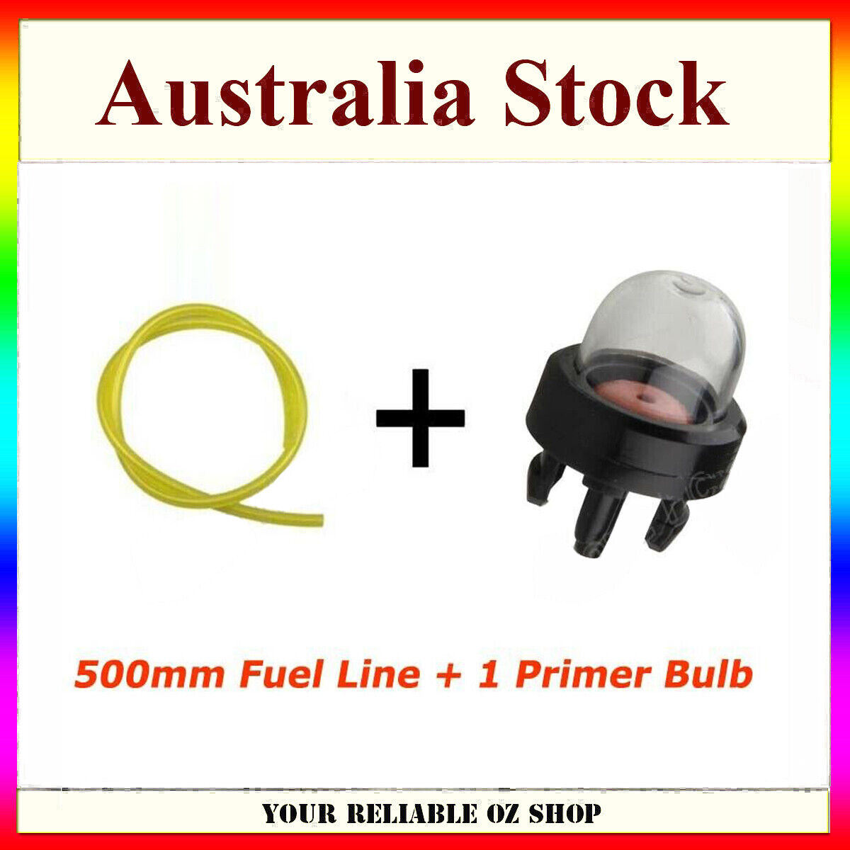 Primer Bulb FUEL LINE HOSE KIT for whipper snipper suits Ryobi McCulloch & Stihl