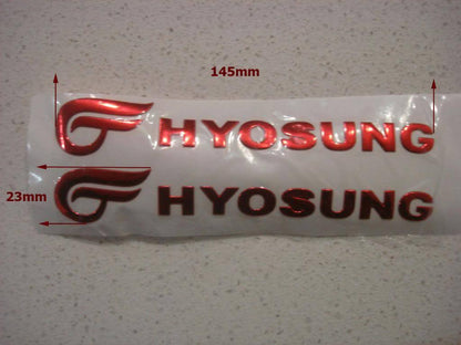 Hyosung 3D Sticker Decal Badge Emblem Logo Bike ATV Quad Motorcycle Fuel Tank