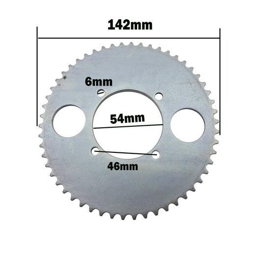 54T T8F 54mm Rear Chain Sprocket for 47cc 49cc Pocket Scooter ATV Mini Moto Bike