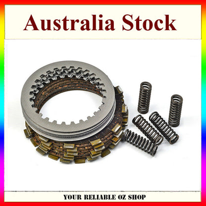 Clutch Kit Springs Friction Steel Plates For Yamaha YFM350 Warrior Raptor 350