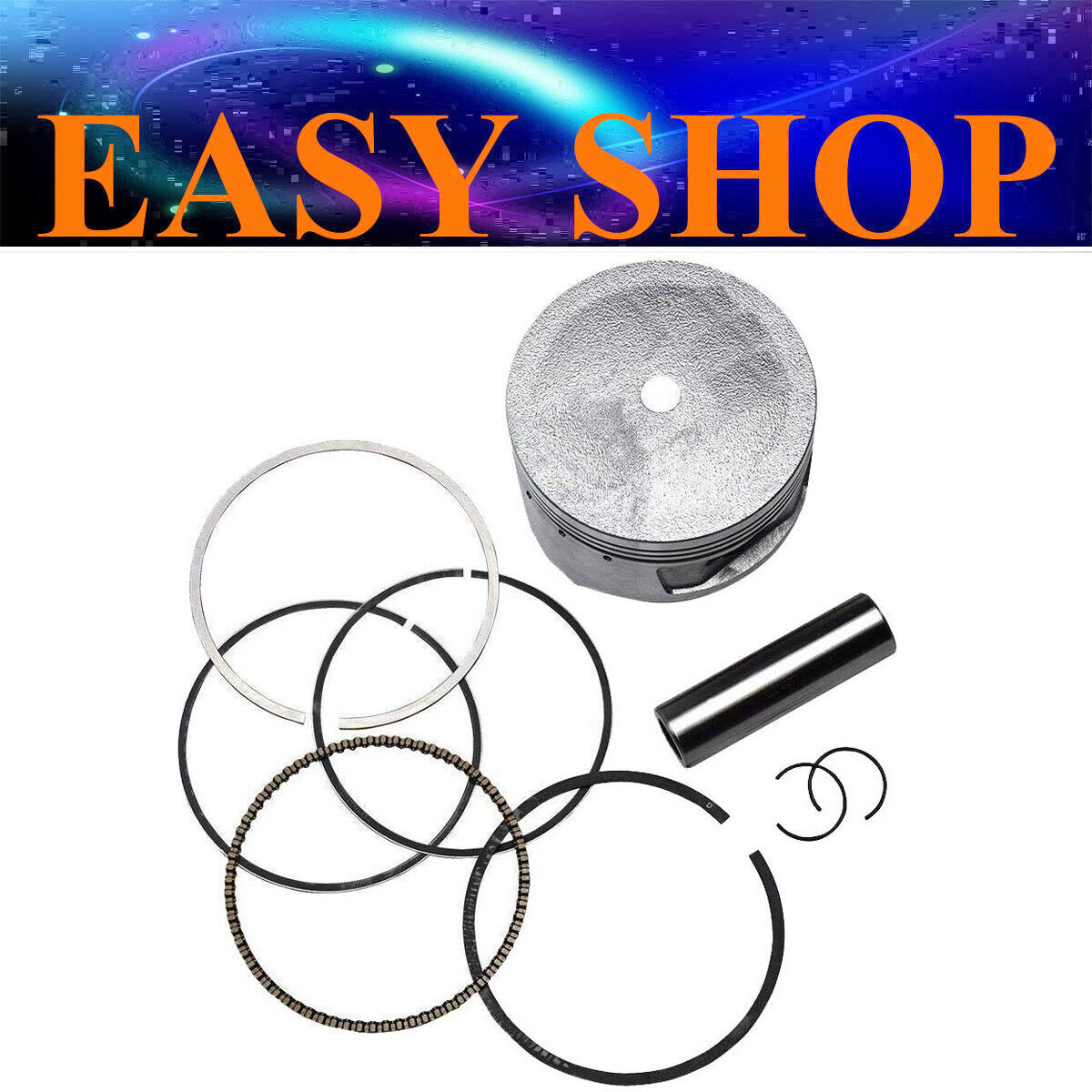 72mm PISTON RINGS KIT GY6 250CC TAOTAO PEACE SCOOTER MOPED ATV GOKART 17mm PIN