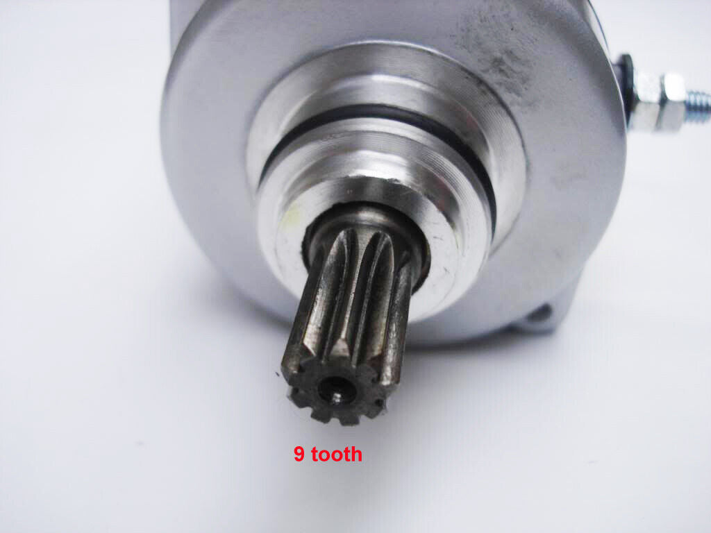 9 Tooth Electric Start Starter Motor 200cc 250cc 300cc TDR Foxico Kazuma Kymco