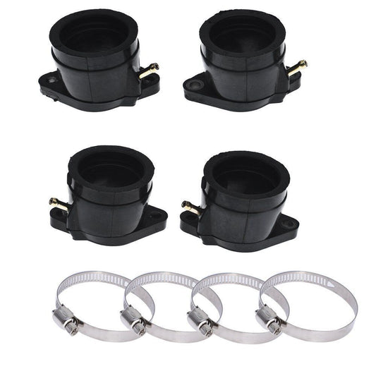 4Pc Carburetor Carby Intake Manifold Boots For Yamaha YZF600R Thundercat FZR600R