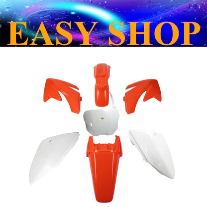 Orange Plastic Fairing Cover Fender Guards Honda CRF70 150cc 160cc PIT PRO BIKE