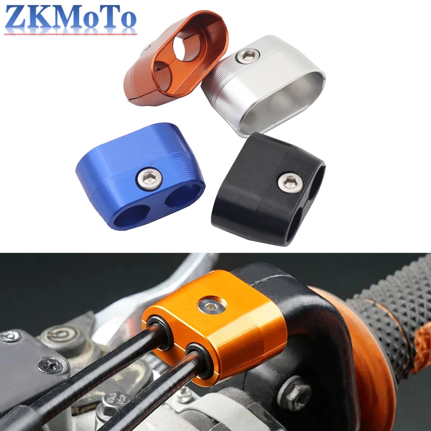 CNC Throttle Cable Clip For KTM EXCF XCFW SXF XCF SXF Husqvarna Yamaha Suzuki