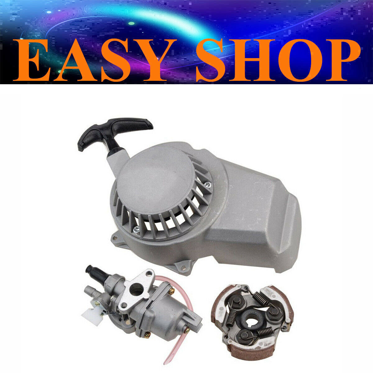 13mm Carb Carby Clutch Silver Pull Starter 49cc 50cc TDR Foxico Atomic DHZ Orion