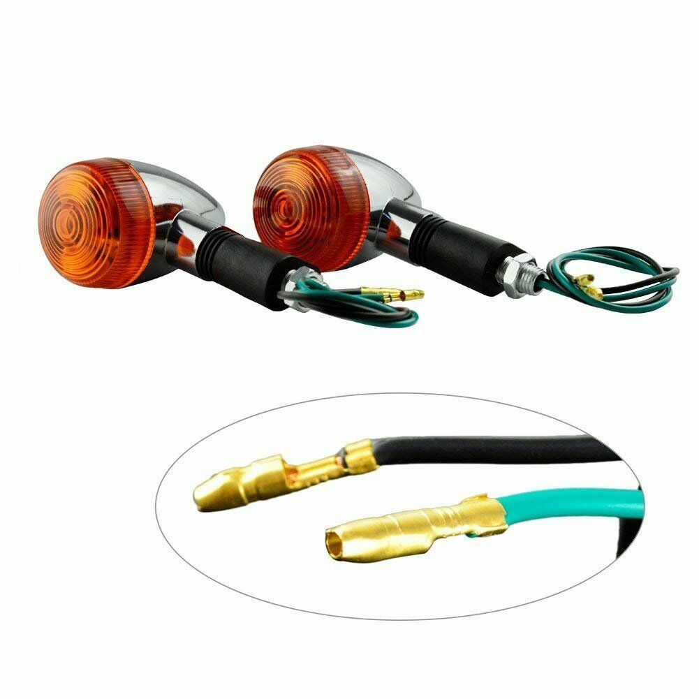 INDICATORS BLINKERS CHROME BULLET VULCAN SHADOW INTRUDER FOR XVS650 XV250 XV1100