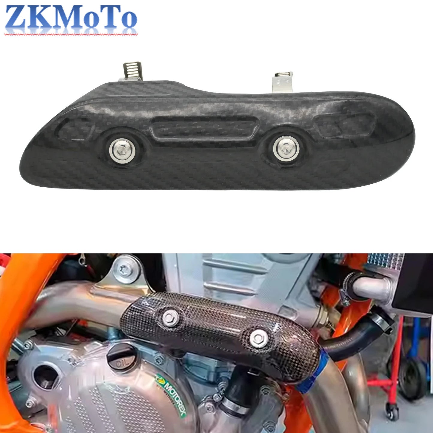 Exhaust Heat Shield Guard Cover KTM 250SXF 250EXCF 350EXCF 400EXC 450EXC 500EXC