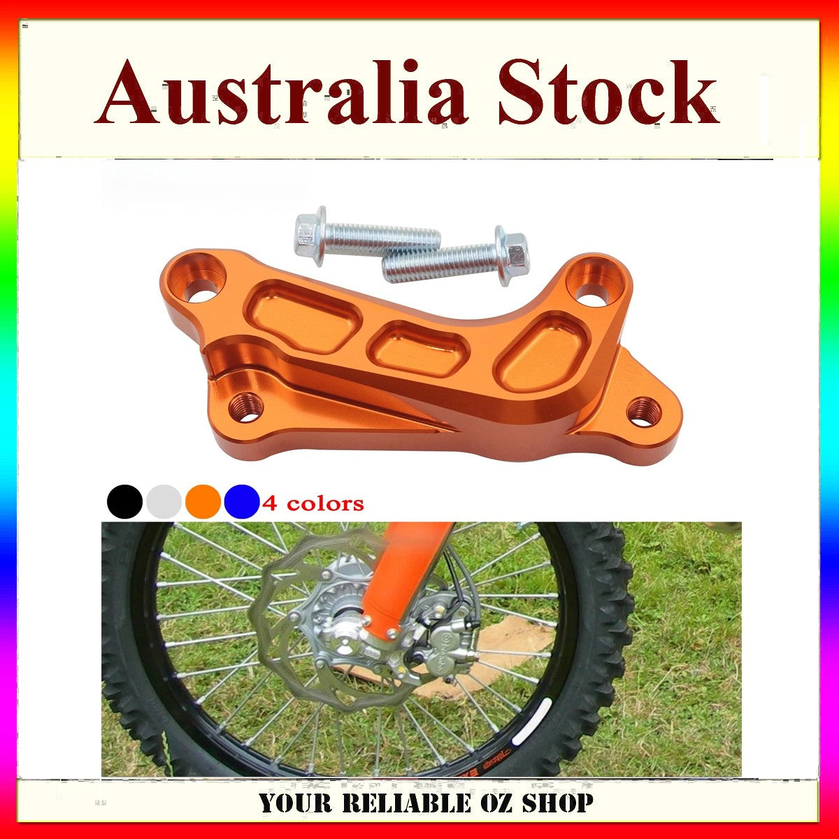 32cm Disc Brake Caliper Mount Adapter Bracket For Husaberg 125-570 TE/FE/FX