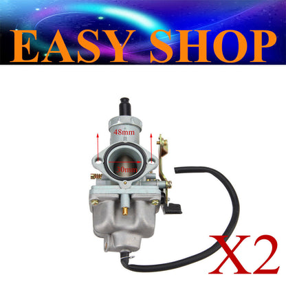 2X PZ30mm Carburetor Carby Cable Choke 150cc 200/250cc ATV QUAD Bike Buggy Dirt
