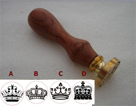 Crown Tiara Vintage Wax Seal Sealing Stamp Envelope Invitation DIY Wedding Party