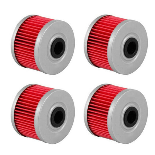 4X Oil Filter For Honda FX650 CBX250 SLR650 NX250 XL250 GB500 XL600R XBR500