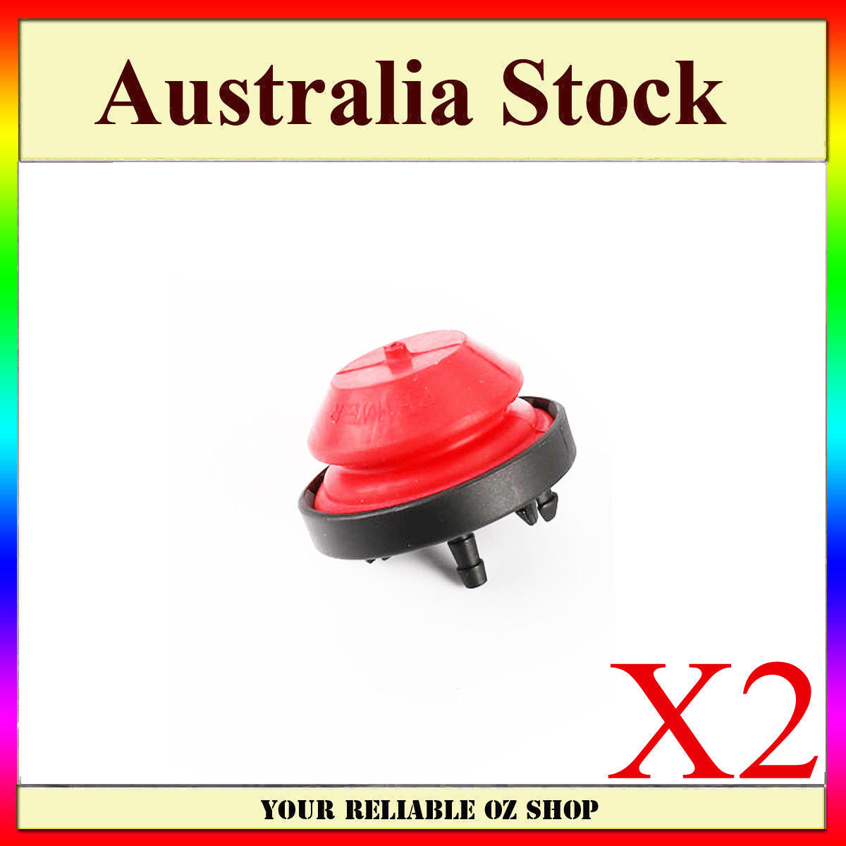 2x Carburetor Carb Primer Bulb HUAYI Snowblower 161S 161SA 165S 165SA 170S 170SA