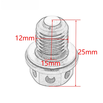 12MM Oil Drain Plug Bolt Screw For Honda XR650L CR125R CR250R XR50R CRF50F XR70R