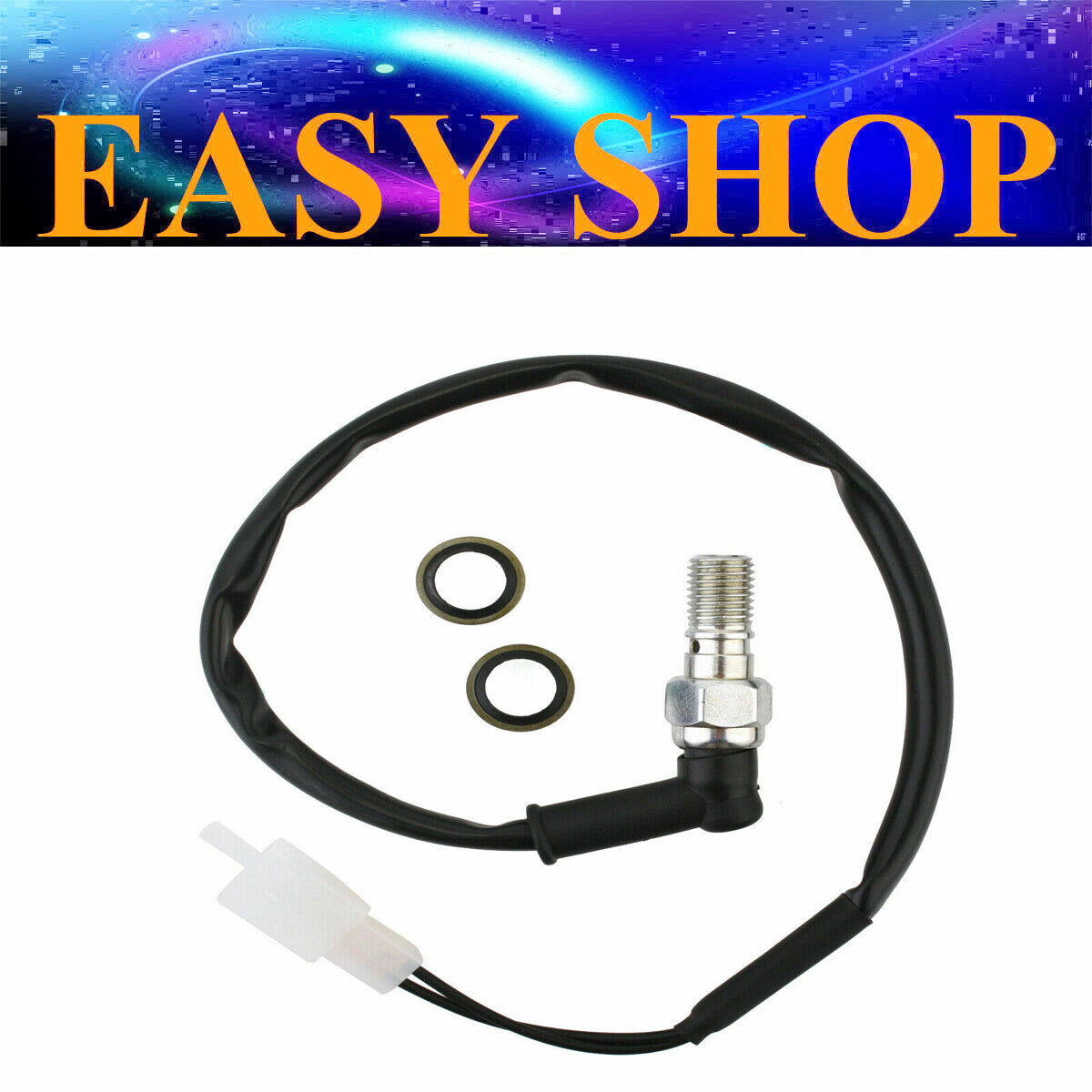 M10x1.00mm Banjo Bolt Motorcycle Hydraulic Brake Light Switch KTM Honda Yamaha