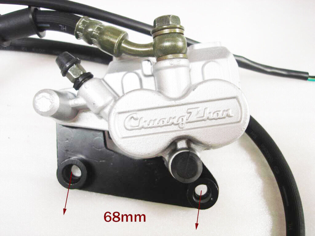 68mm Front Brake System Caliper 50/125/150cc GY6 Electric Scooter Moped ATV Bike