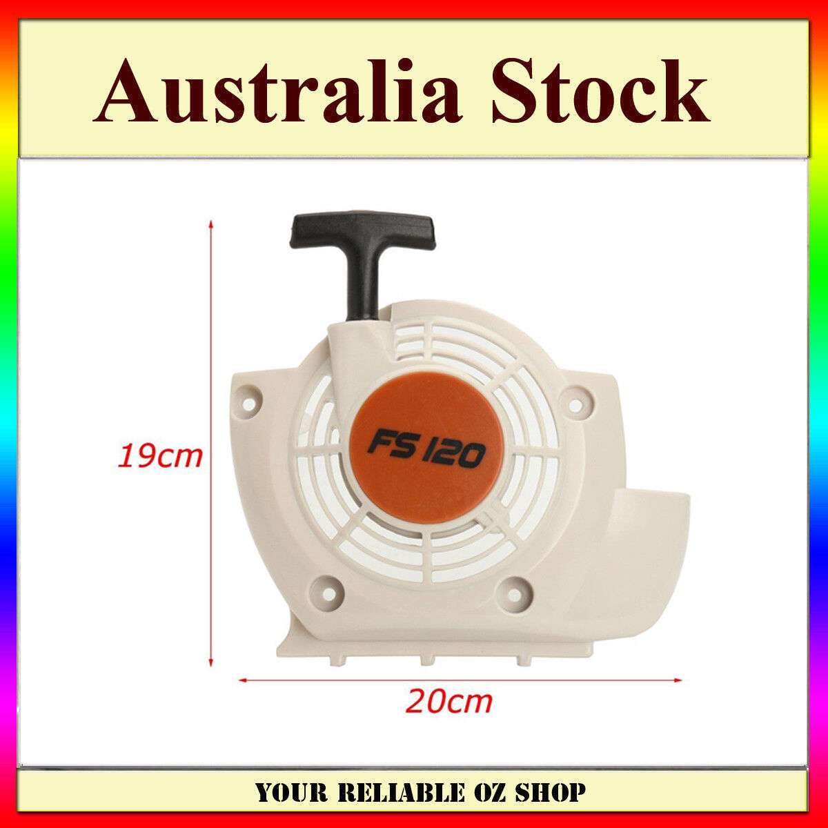 Recoil Pull Start Starter For Stihl Fs120 Fs200 Fs250 Gas Brush Cutter Trimmer