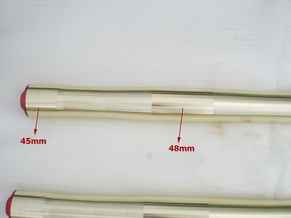 760mm 15mm 45mm 48mm Double Disc Upside Down Front Fork Suspension Motorcycle