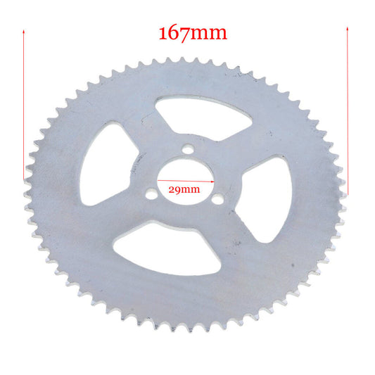 29mm T8F 64 TOOTH REAR CHAIN SPROCKET 43cc 47cc 49cc TDR Foxico Motowork Atomic