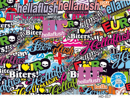 Decal Sticker Bomb Sheet A4 HOON JDM Car Wrap Skateboard Scooter Bike Wall Vinyl
