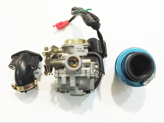 Carburetor Carby Air Filter Manifold Taotao SUNL JONWAY ATM Scooters 50cc QMB139
