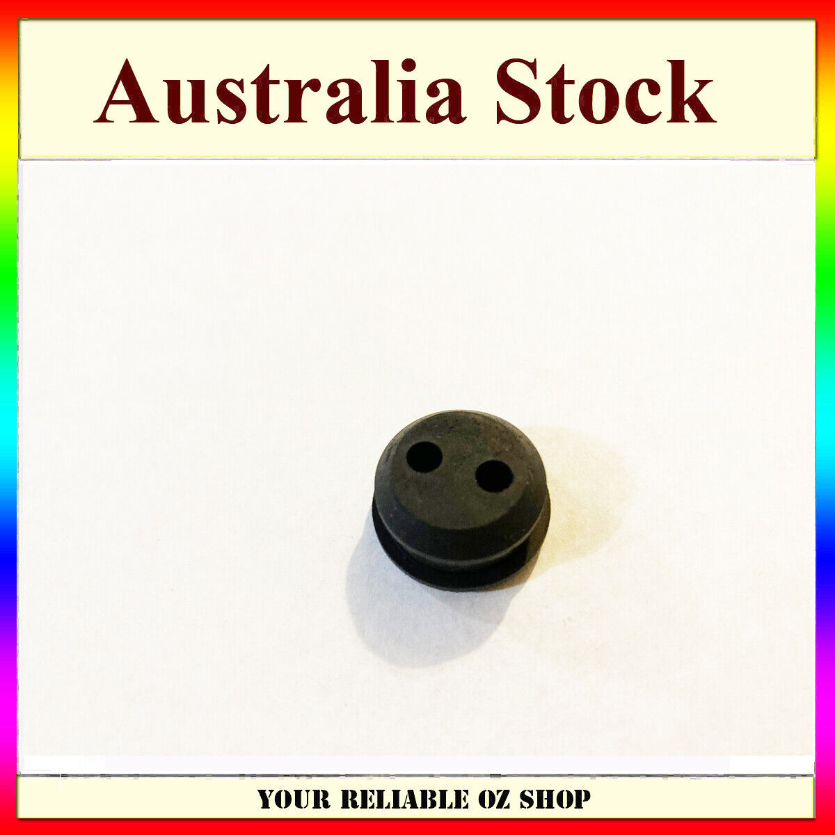 17mm 18mm 2 Hole Fuel Gas Tank Rubber Grommet Trimmer Lawn Mower Brushcutter