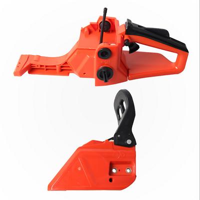 Fuel Tank Body + Brake Handle Clutch Cover for Baumr-Ag SX62 62cc Chainsaw