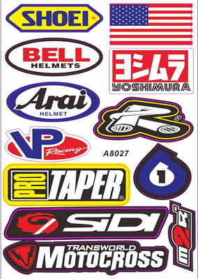 4 Pcs Sticker Decal Kit Repsol Honda Club Thailand Braking AGV Dainese HRC SHOWA