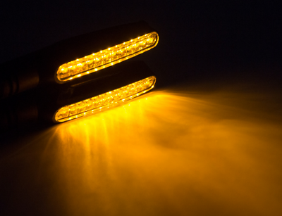 2x LED Turn Signal Indicator Blinker For Honda Suzuki Yamaha Kawasaki KTM Harley