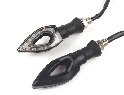 2Pcs LED indicators Blinker Yamaha TT250 TT350 TT500 TT600 TTR125 TTR230 TTR600
