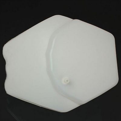 1.5L Oil Gas Petrol Fuel Tank Plastic For 2-Stroke 47cc 49cc Pocket Bike White