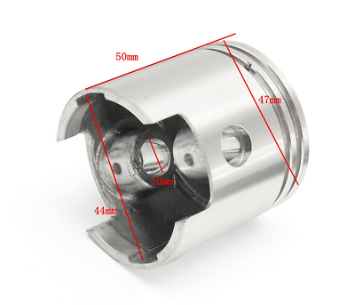 47mm 10mm Pin Piston Rings 80cc 2 Stroke Motorised Motorized Push Bicycle Bike