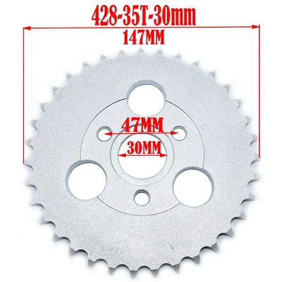 428 35T TOOTH REAR CHAIN SPROCKET COG FOR HONDA YAMAHA ATV QUAD DIRT PITPRO BIKE