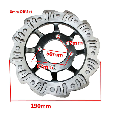 190mm Front Brake Rotor Disc 50c 70cc 90cc 110cc 125cc 140cc ATV QUAD BUGGY Bike