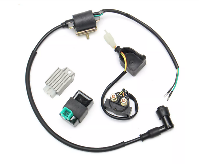 SOLENOID CDI COIL Rectifier REGULATOR 50cc 70cc 110cc 125cc 140cc ATV QUAD BIKE