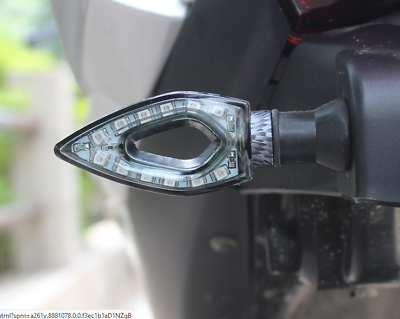 2Pcs LED indicators Blinker Yamaha TT250 TT350 TT500 TT600 TTR125 TTR230 TTR600