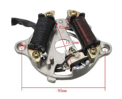 STATOR MAGNETO ROTOR FLYWHEEL COIL FOR YAMAHA PW50 PY50 PEEWEE 50CC PIT BIKE