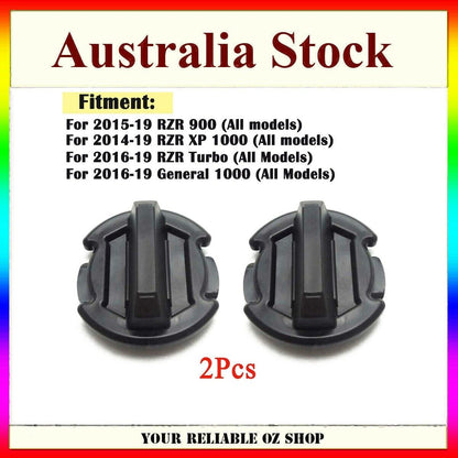 2Pc Twist Floor Drain Plug Cap For Polaris RZR 900 900-S XP 1000 1000-S 5414694