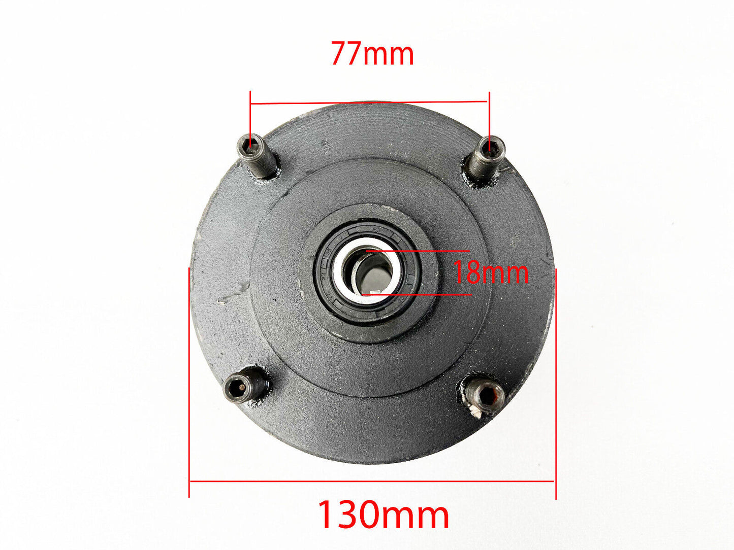 4 Stud Left & Right Drum Brake Housing Wheel Hub Shoes 200cc 250cc Quad ATV Bike