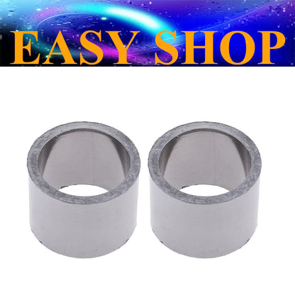 2 Pcs 38mm 44mm Exhaust Slip On Muffler Pipe Carbon Crush Gasket Motorycle Bike
