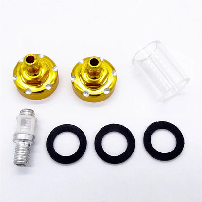 INLINE 8MM Petrol Fuel Filter Glass For 50cc 110cc 125cc ATV QUAD BUGGY PIT BIKE