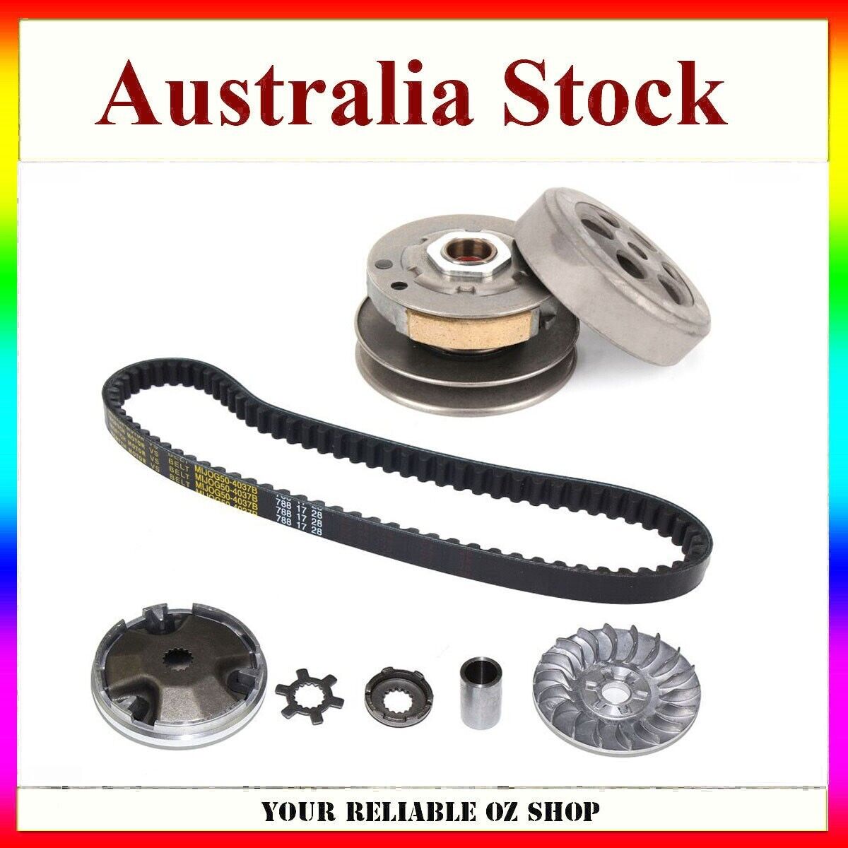 Alternator Freewheel Pulley Clutch Variator Belt For Yamaha JOG50 JOG70 Scooter