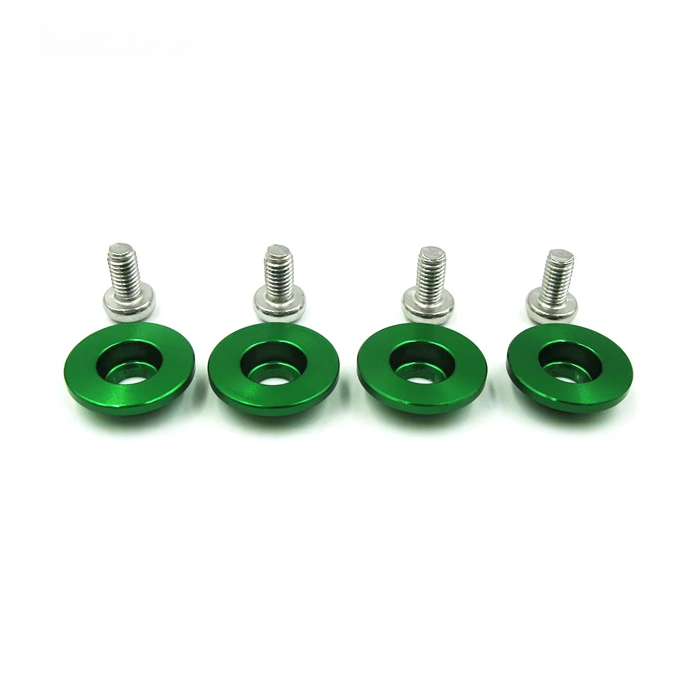 4x Chain Swingarm Slider CNC Mounting Bolts Screws For KAWASAKI KX250F KX450F