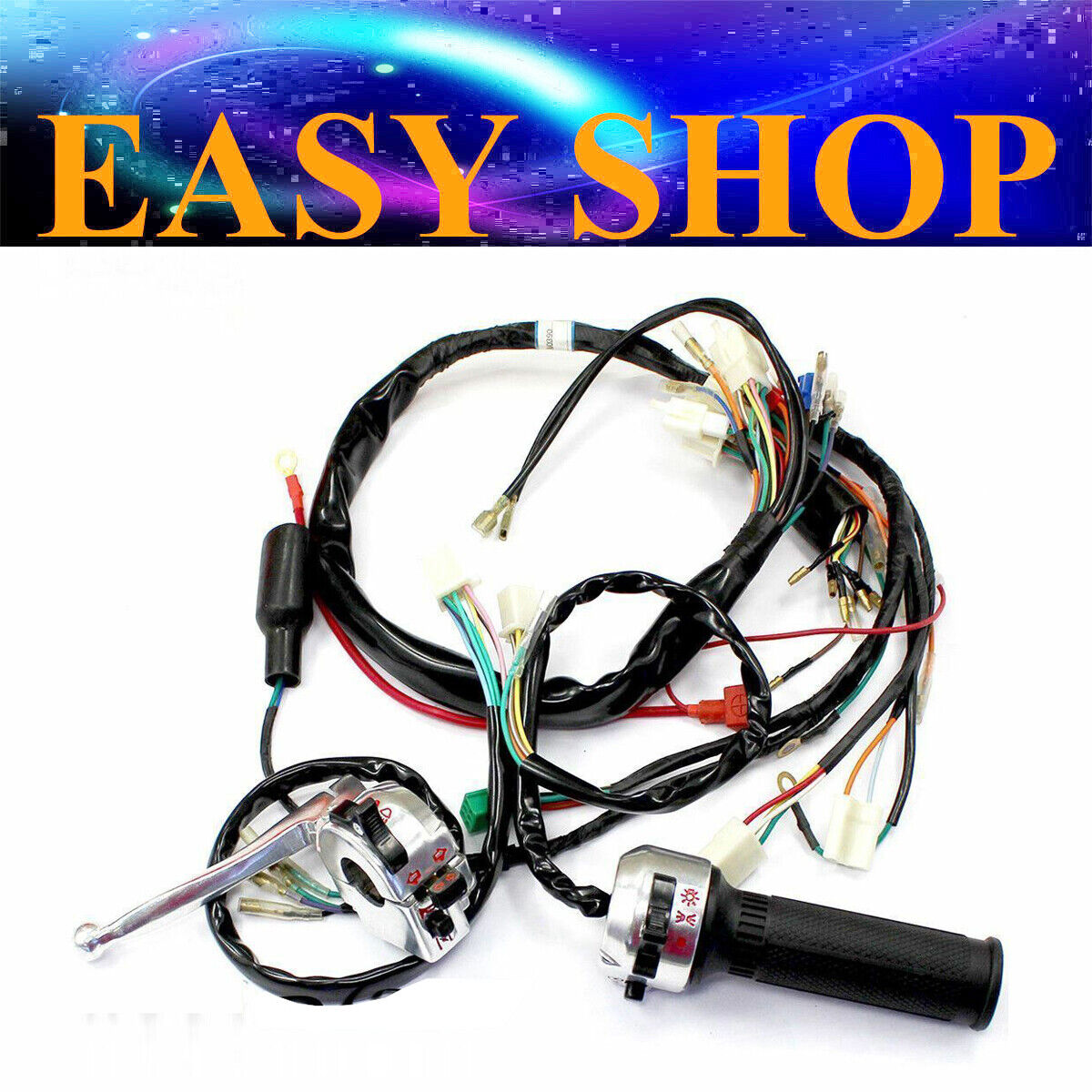 WIRE LOOM WIRING HARNESS FOR HONDA MONKEY Z50 50CC Z50J G50F CONTROL SWITCH BIKE