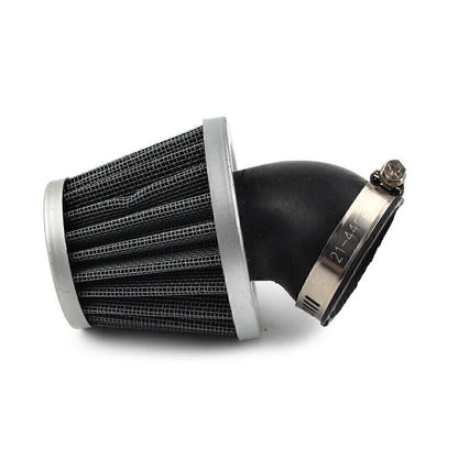 42mm Carburetor Air Filter Velocity Stack Bent Adapter Fit For 40mm-44mm Carby