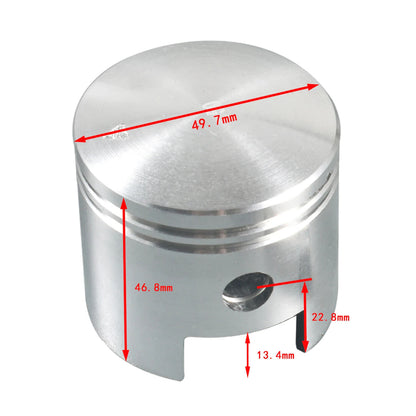 50mm Piston Rings Kit For 100cc 2 Stroke Motorised Motorized Push Bike Bicycle
